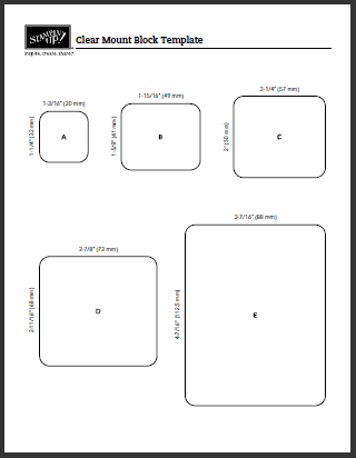 Clear Mount Block Template